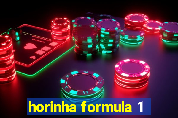 horinha formula 1